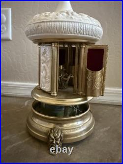 Carousel Cigarette Dispenser, Reuge Music Box, I Could Have Danced All Night Carousel Cigarette Dispenser, Reuge Music Box, I Could Have Danced All Night