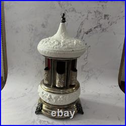 Carousel Cigarette Dispenser, Reuge Music Box, (Menuet-Mozart Serenade-Schubert) Carousel Cigarette Dispenser, Reuge Music Box, (Menuet-Mozart Serenade-Schubert)