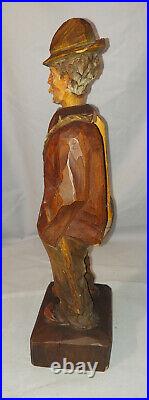 Carved German Whistler Black Forest Hobo Karl Griesbaum for Repair