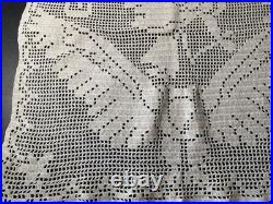 Centennial Embroidered Lace George Washington God Bless America Handkerchief