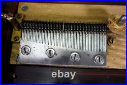 Charming Antique Biedermeier Polyphon Disc Music Box