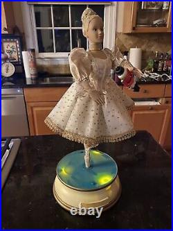 Christmas Clara Ballerina Doll Toy On Base Lights And Plays Nutcracker Suite