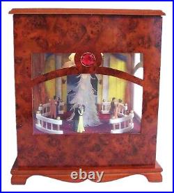 Christmas Music Box with 4 Christmas Music Box Discs Waltzing Couples Tested