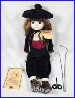 Collection De Poupees 1976 Sankyo Claudie Wind Up Treasure Doll Dominique TD4021