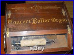 Concert Roller Organ 1880's