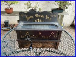 Crank-operated cylinder music Box