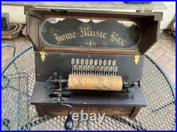 Crank-operated cylinder music Box