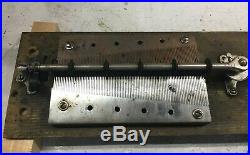 Criterion/ Olympia Disc Music Box Mechanism 20.5 Parts Double Comb