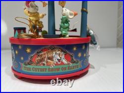 DEFECTIVE other see details Rare ENESCO Cutest Show on Earth Musical Box G3D