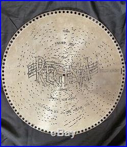 DOUBLE COMB Antique Regina Music Box Mahogany Wood + 21 Metal 15.5 Discs