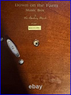 Danbury Mint Down on the Farm Music Box Oh What a Beautiful Morning Rare