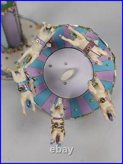 Danbury Mint Dreamsicles Carousel 2004 By Kristin angels horses top wind