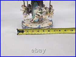 Danbury Mint Dreamsicles Carousel 2004 By Kristin angels horses top wind