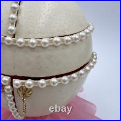 Dancing BOLS Bottle Ballerina Inside Ostrich Egg Jewelry Music Box Works READ