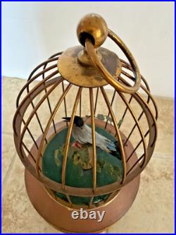 Defective Vintage German Karl Griesbaum Singing Bird Cage Automaton Musi G3d