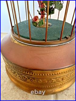 Defective Vintage German Karl Griesbaum Singing Bird Cage Automaton Musi G3d