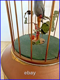 Defective Vintage German Karl Griesbaum Singing Bird Cage Automaton Musi G3d