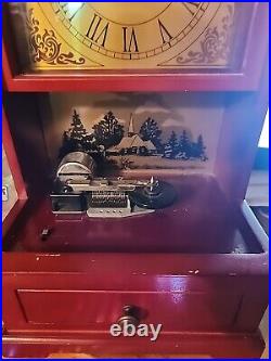 Dillard's Mr. Christmas Clock Symphonium Music Box & Musical Clock 10 Discs