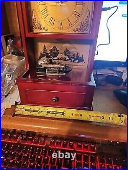 Dillard's Mr. Christmas Clock Symphonium Music Box & Musical Clock 10 Discs