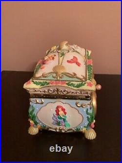 Disney 1988 Little Mermaid Music Box with jewelry compartment rare