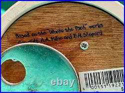 Disney Park Vintage 1990 Winnie Pooh Piglet Swinging Rotate Retire Music Box New