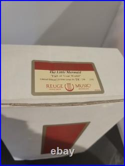 Disney REUGE The Little Mermaid Music Box Disney Ariel Music Box LE 54/ 250
