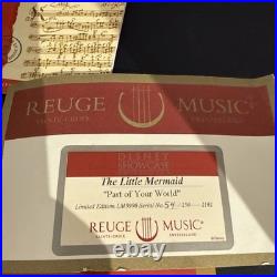 Disney REUGE The Little Mermaid Music Box Disney Ariel Music Box LE 54/ 250