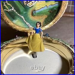 Disney Snow White & Seven Dwarfs Hinged Trinket Music Box, Brahm's Waltz. Mint