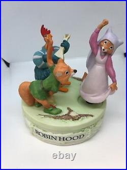 Disney musical memories limited edition 1987 Robin Hood music box Free Ship