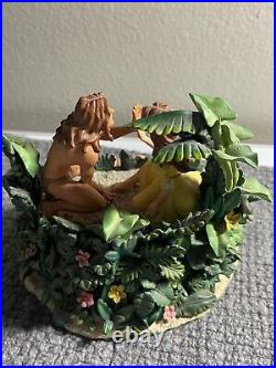 Disney's Tarzan Ceramic Music Box By Westland Gifts Tune Two Worlds 1999