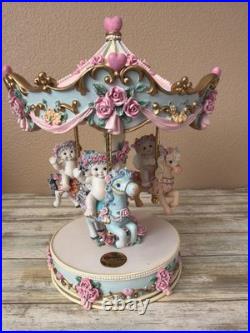 Dreamsicles Magical Merry Go Round Carousel Music Box Cherubs LE 2650/7500