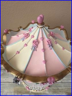 Dreamsicles Magical Merry Go Round Carousel Music Box Cherubs LE 2650/7500