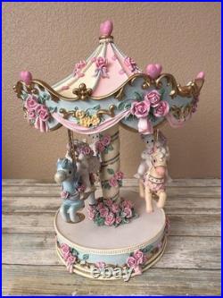 Dreamsicles Magical Merry Go Round Carousel Music Box Cherubs LE 2650/7500