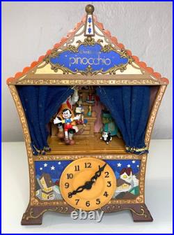 ENESCO Disney Pinocchio Illuminated Deluxe Musical Theater Box AS IS, READ