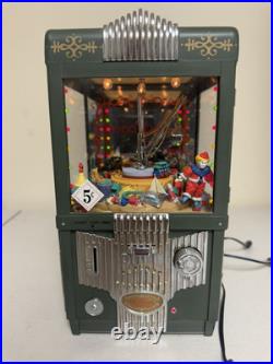 ENESCO THE GRABBER MUSIC BOX THE ENTERTAINER LIGHT MOTION CLAW MACHINE Working