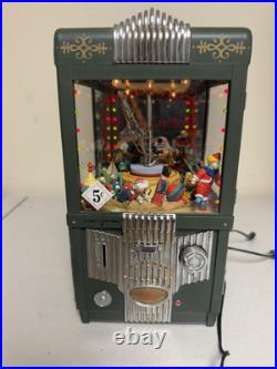 ENESCO THE GRABBER MUSIC BOX THE ENTERTAINER LIGHT MOTION CLAW MACHINE Working