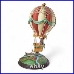 ENESCO The Balloon Ride 1986 Action Music Box Travels of Yesteryear Series