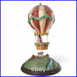 ENESCO The Balloon Ride 1986 Action Music Box Travels of Yesteryear Series