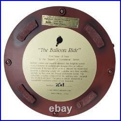 ENESCO The Balloon Ride 1986 Action Music Box Travels of Yesteryear Series