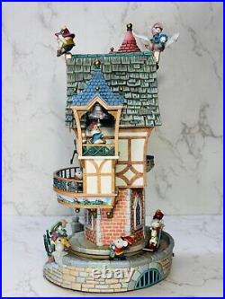 ENESCO The Enchanted Clocktower Storybook Rhymes Multi-Action Lights VIDEO RARE