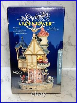 ENESCO The Enchanted Clocktower Storybook Rhymes Multi-Action Lights VIDEO RARE