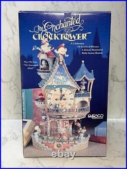 ENESCO The Enchanted Clocktower Storybook Rhymes Multi-Action Lights VIDEO RARE