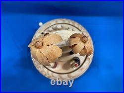 ERZGEBIRGE Christmas Music Box Nativity Carved Wood Richard Glaesser Germany Box