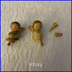 ERZGEBIRGE Wendt Kuhn THORENS Music Box Angel Orchestra Wood Germany 1940s