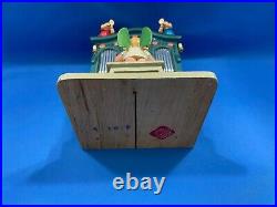 ERZGEBIRGE Wendt Kuhn THORENS Music Box Angel Organ Carved Wood Germany Vtg