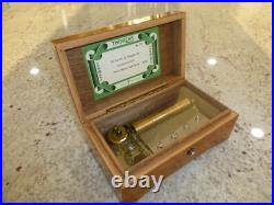 EXC Vintage Swiss Thorens Pre Reuge Music Box 50 Key 3 Songs (Watch The Video)