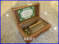 EXC Vintage Swiss Thorens Pre Reuge Music Box 50 Key 3 Songs (Watch The Video)