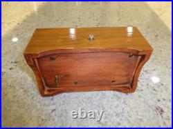 EXC Vintage Swiss Thorens Pre Reuge Music Box 50 Key 3 Songs (Watch The Video)