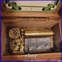 EXC Vintage Swiss Thorens Pre Reuge Music Box Merry Widow Waltz. Al 336