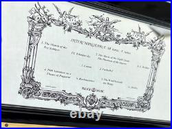 Elegant REUGE 50 Note Music Box 5 Interchangeable Cylinders FREE SHIPPING